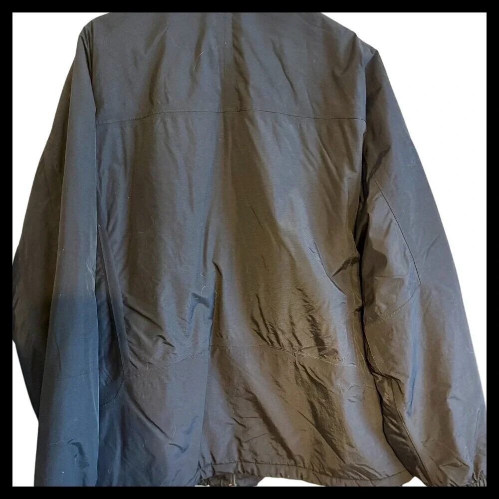 Port Authority All Star Converse Black Full Zip Jacket Coat Outerwear